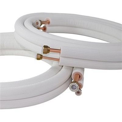 Inswleiddio PE gwyn Inswleiddio pibellau copr